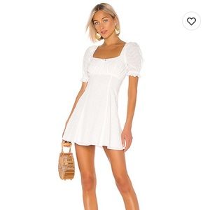 LPA white eyelet dress- Simona dress- size small